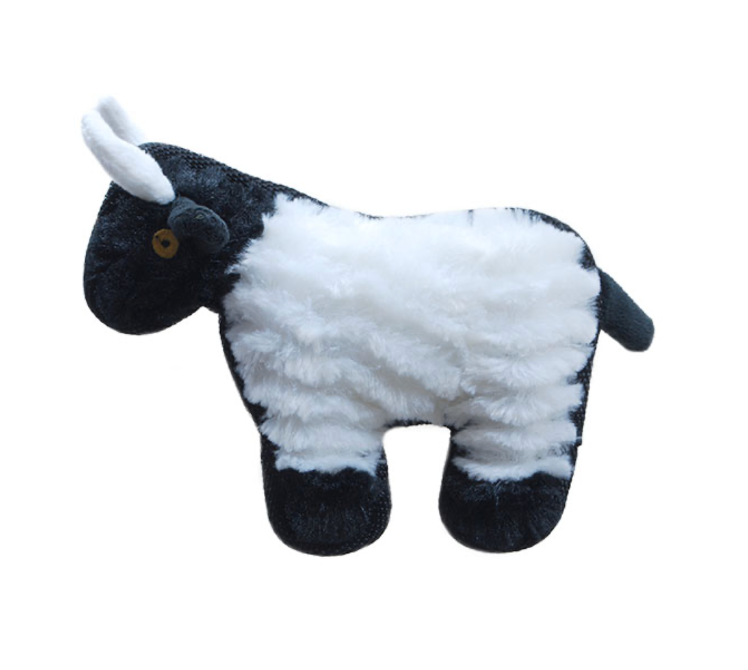 RUFF PLAY Dog Toy Plush Tuff Goat