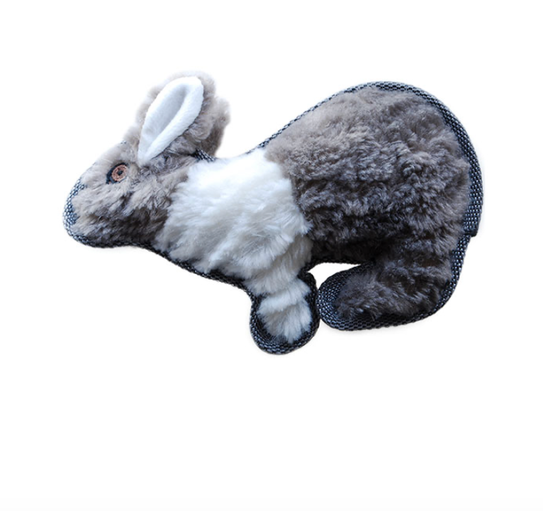 RUFF PLAY  Dog Toy Plush Tuff Rabbit