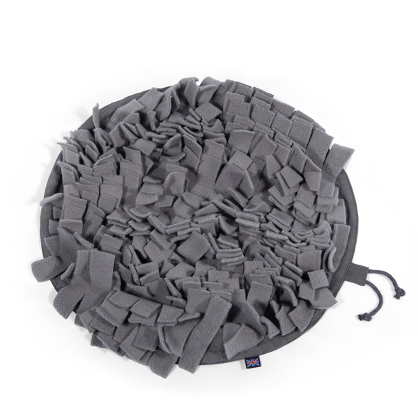 Designer Grey Snuffle Mat Activity Dog Toy