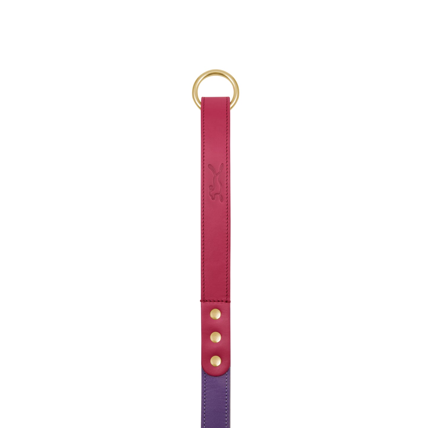 Spencer Luscious Purple Luxury Leather Dog Lead