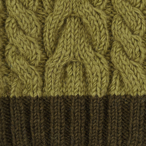Wilmot Pistachio & Basil Green Cable Designer Dog Jumper