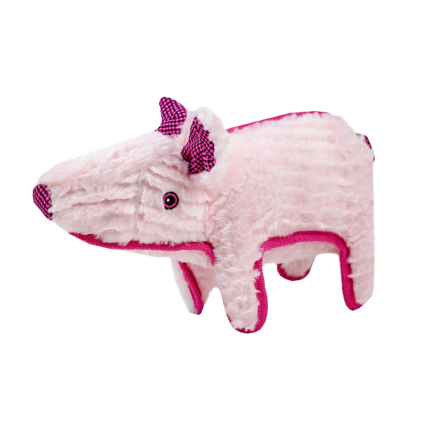 RUFF Play Dog Toy Plush Tough Pig