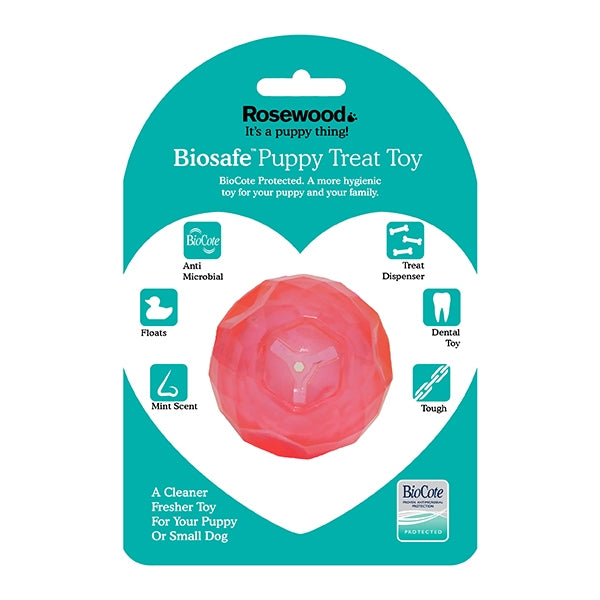 Biosafe Puppy Treat Ball Dog Toy