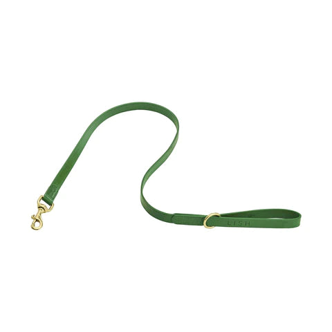 Coopers Avocado Green Luxury Leather Dog Lead