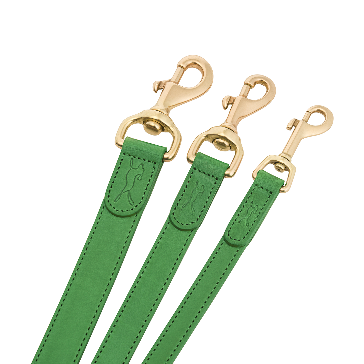 Coopers Avocado Green Luxury Leather Dog Lead