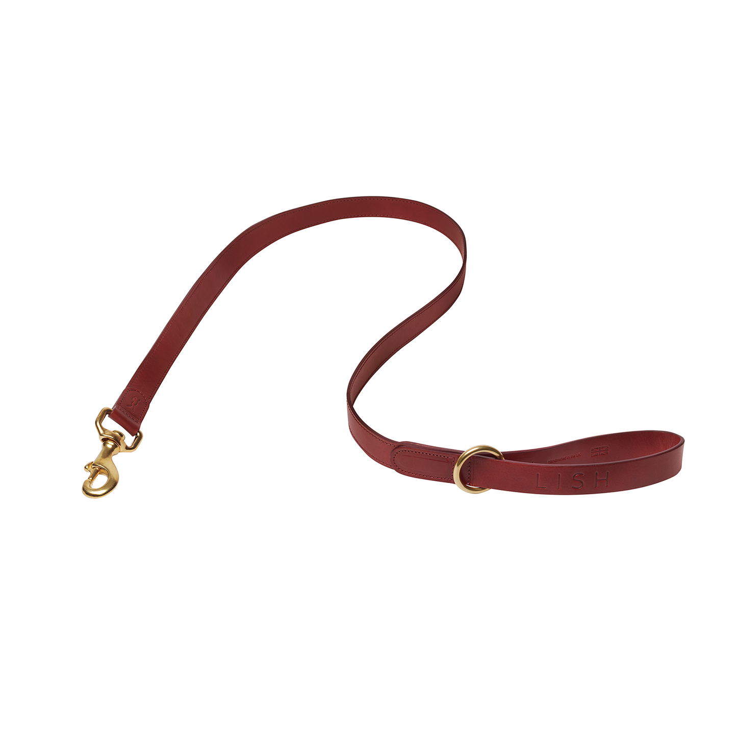 Coopers Maple Red Luxury Leather Designer Dog Lead