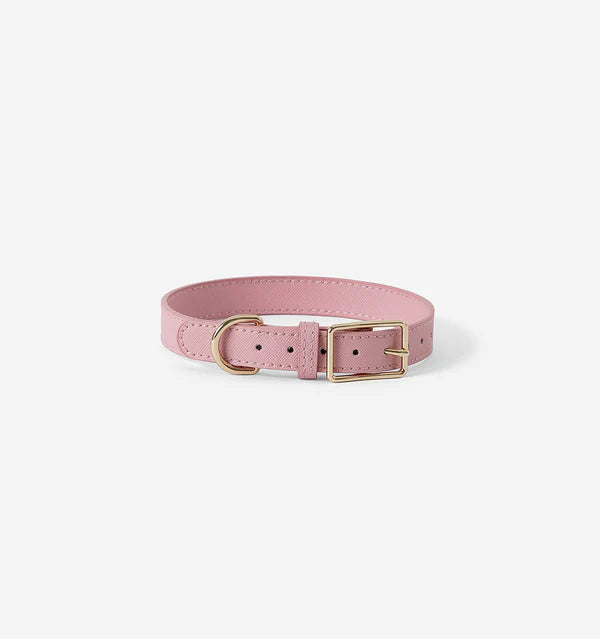 Light Pink Leather Collar