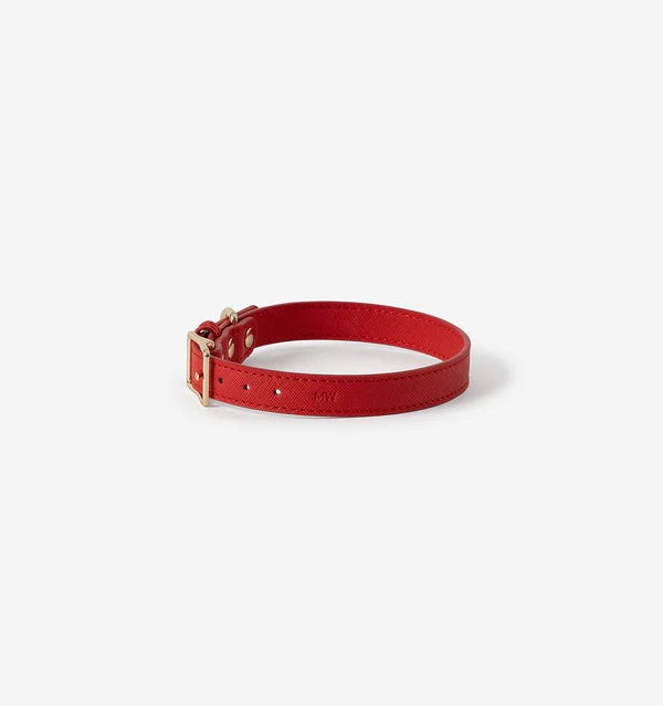Red Leather Collar